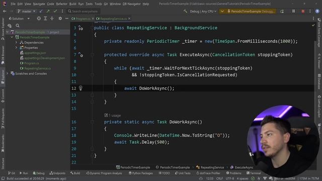 Scheduling repeating tasks with .NET 6’s NEW Timer смотреть онлайн