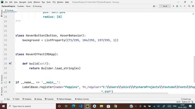 How To Create Hover Animation Button Using KivyMD And Python | Hover Animation | Hover Behavior смотреть онлайн