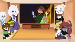 Реакция андертейл на Чару/ Gacha Club