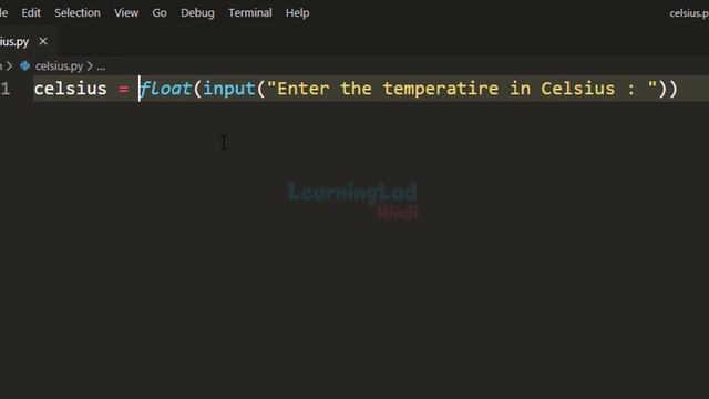 Python Program to Convert temperature from Celsius to Fahrenheit ( Hindi ) смотреть онлайн