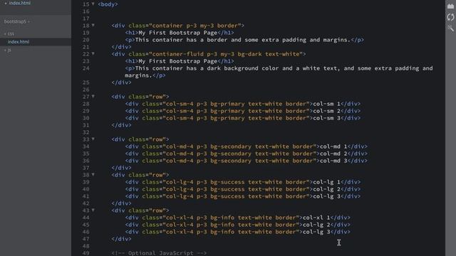 Bootstrap 5 - Tutorial #2 - Container, Grid System, Typography, Colors смотреть онлайн