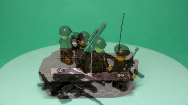 Слубан Бронетранспортёр-амфибия M38-B6300 / Sluban APC-amphibian смотреть онлайн