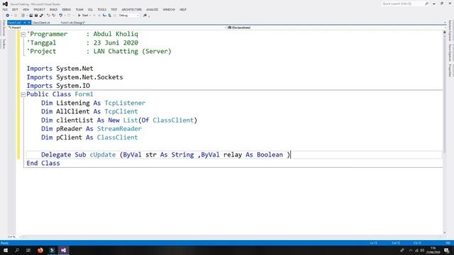 Pemrograman Jaringan: LAN Chat (Server) смотреть онлайн