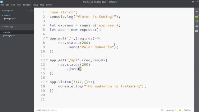 NodeJS App in 20 Minutes 3/4 - 5 Minute REST API with Express смотреть онлайн
