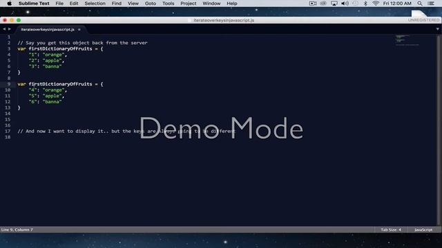 Iterating over object keys part1 смотреть онлайн