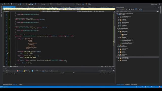 12-API C# .NET Core Avançado - Implementando O Micro ORM Dapper.