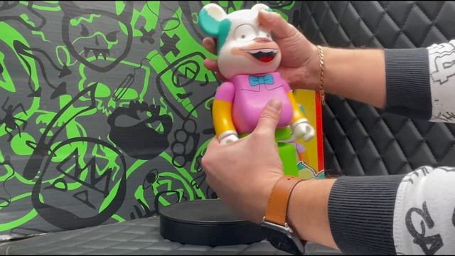 Игрушка фигурка Bearbrick 400% Simpsons Клоун красти 28см смотреть онлайн