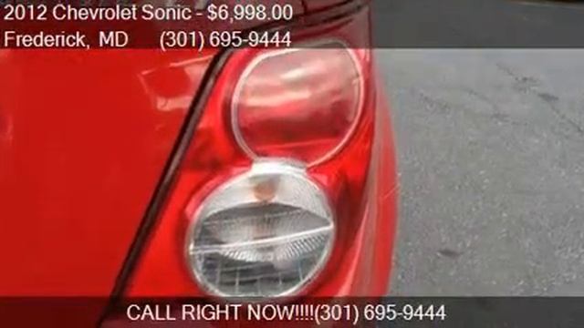2012 Chevrolet Sonic LT for sale in Frederick, MD 21704 at U смотреть онлайн
