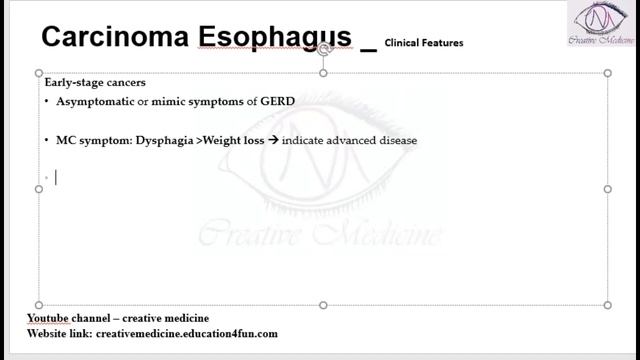 Lec 7 Carcinoma Esophagus Clinical Features mp4 || GIT смотреть онлайн