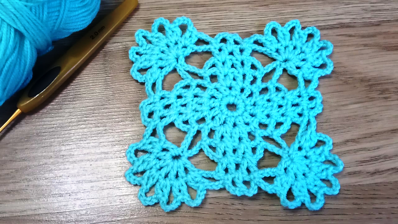 Ажурный Квадратный МОТИВ ? Мастер-класс со схемой смотреть онлайн