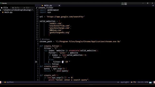 Filtering search results automatically using python!! смотреть онлайн