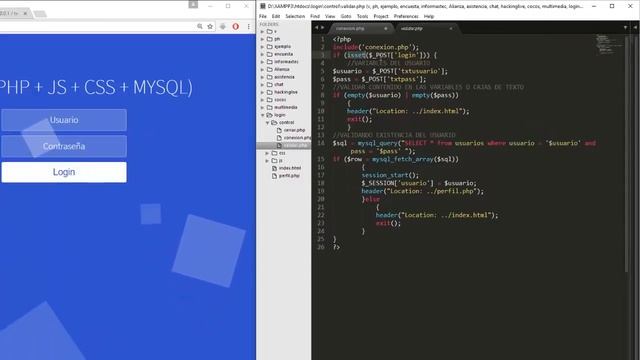 LOGIN EN PHP | (CSS3 + MYSQL) | TUTORIAL Y DESCARGA смотреть онлайн