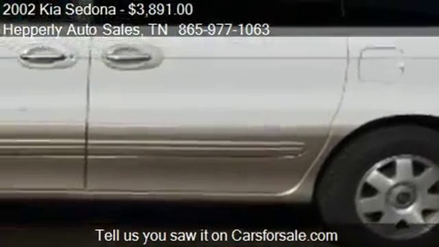 2002 Kia Sedona EX for sale in Maryville, TN 37804 at Hepper смотреть онлайн