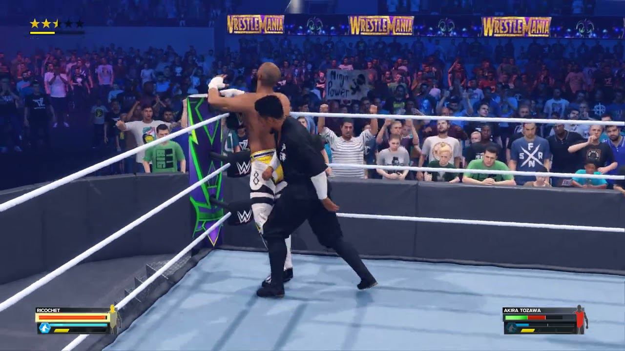 WWE2K23 Ricochet vs Akira Tozawa смотреть онлайн