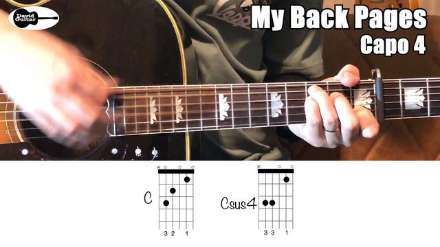 My Back Pages the Byrds Guitar Chords Easy смотреть онлайн