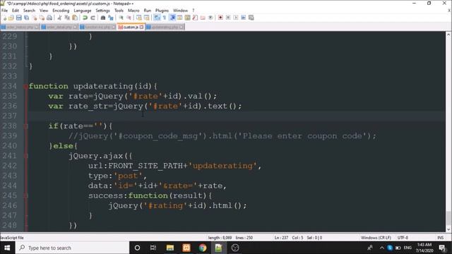 Step by step create an Online Food Ordering website using PHP - Part 21 смотреть онлайн