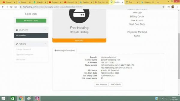 Get Free Web Hosting With cPanel |How To Host Your Website On FreeHosting.Com
