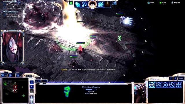 Starcraft 2 MASTERY ► Flawless Victory - Do Not Allow Alarak to be Pushed Back in Rak'Shir [Hard] смотреть онлайн