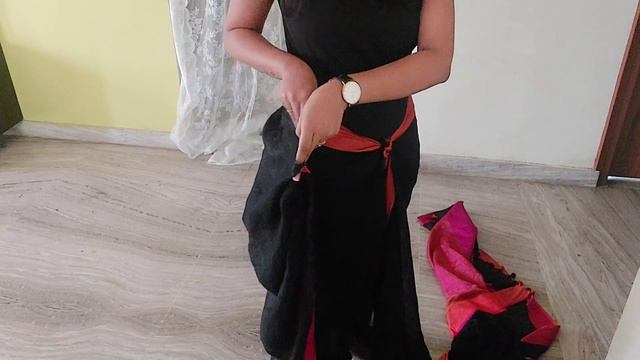 How to wear Dhoti Style Saree | Saree draping | in telugu | Divi talks смотреть онлайн