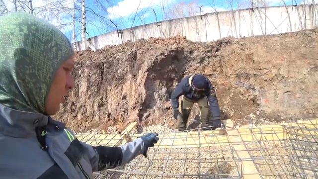 #8 Как построить фундамент для ФБС Армирование + новый сотрудник смотреть онлайн