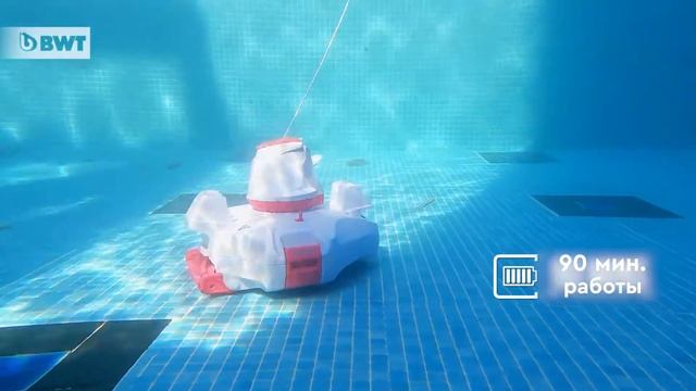 Беспроводной робот-пылесос для бассейна BWT Kokido BC200 смотреть онлайн