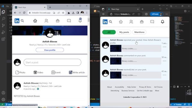 Fullstack LinkedIn clone with #react #redux #tailwindcss #firebase realtime database #linkedin смотреть онлайн