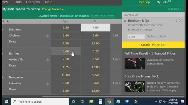WIN BIG or small WITH BTTS AND RESULT - 3 game parlay смотреть онлайн