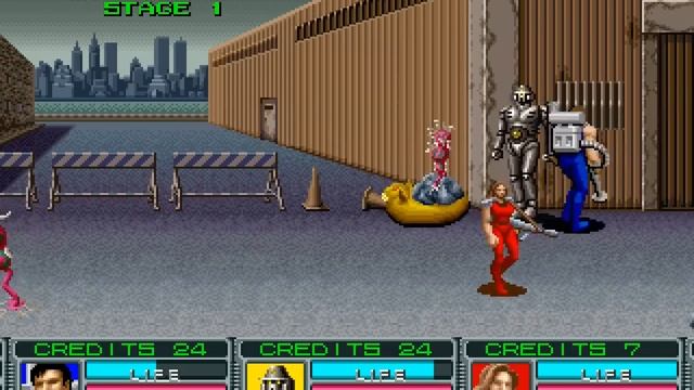 Alien Storm 3 player Netplay arcade game смотреть онлайн