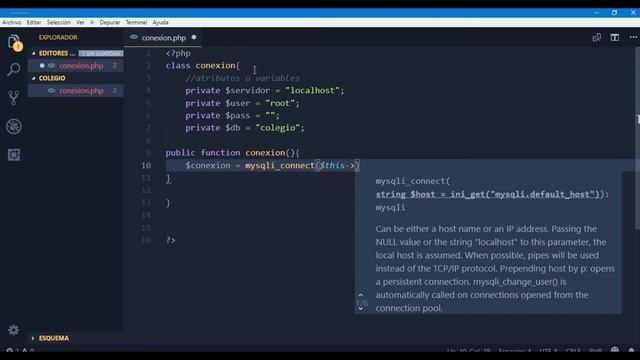 Conectar a una base de datos Mysql con PHP смотреть онлайн