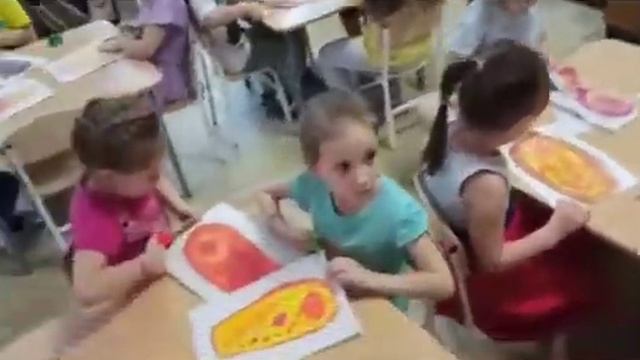 Коллективная аппликация «Жар-птица» смотреть онлайн