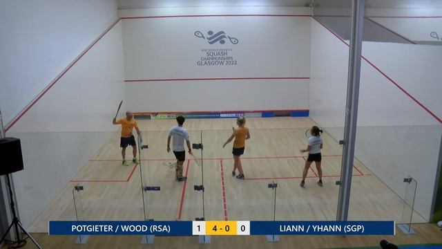 WSF World Doubles Squash Championships 2022 - Court 2 - Day 4 смотреть онлайн