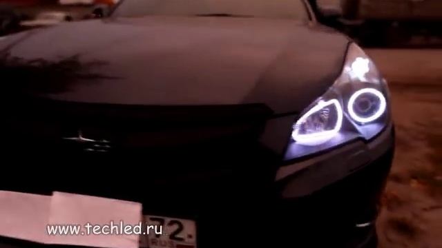 Subaru Legacy 2010. Led headlights смотреть онлайн