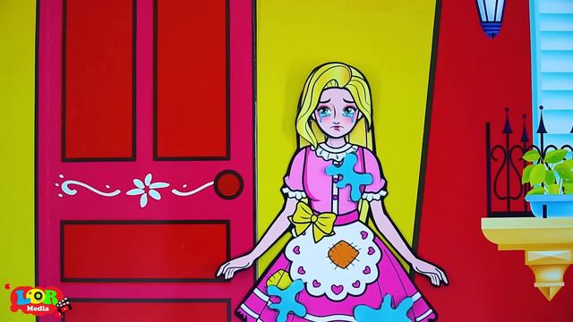 Cartoon - Paper Diy Rapunzel Family -Love In The Air - Rapunzel Compilation 놀이 종이