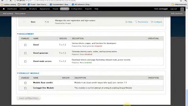 Writing drupal module menu - debugging successful смотреть онлайн