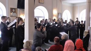 10.  «Христос воскресе», на трех языках.  Академический камерный хор гос.  филармонии