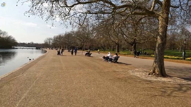 Hyde Park London Walk | Look Around Hyde Park In Spring | 4K