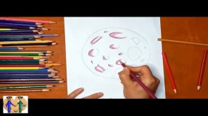 Как нарисовать Марс. Онлайн-школа рисования "Малевашки"