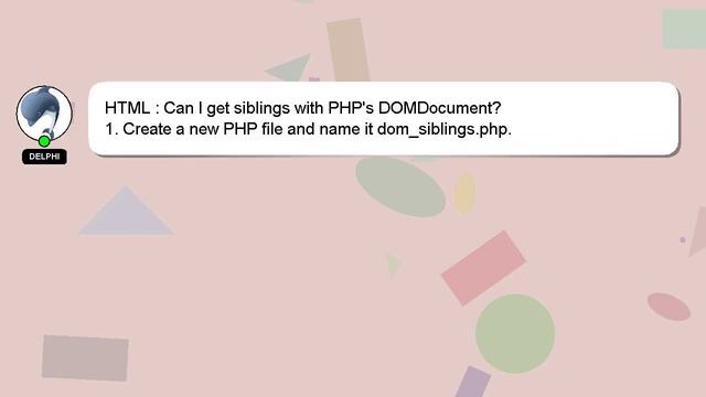 HTML : Can I get siblings with PHP's DOMDocument? смотреть онлайн