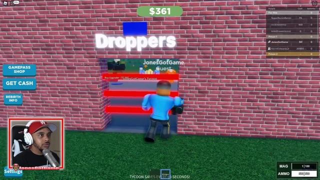 COPS VS CRIMINALS... (ROBLOX 2 PLAYER PRISON TYCOON) смотреть онлайн