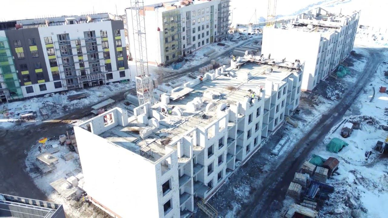 Ход строительства Френдли-комплекс "ТураNova" (март 2022) смотреть онлайн