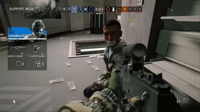 Siege Defender!? Launching Players too! ( R6S ) смотреть онлайн