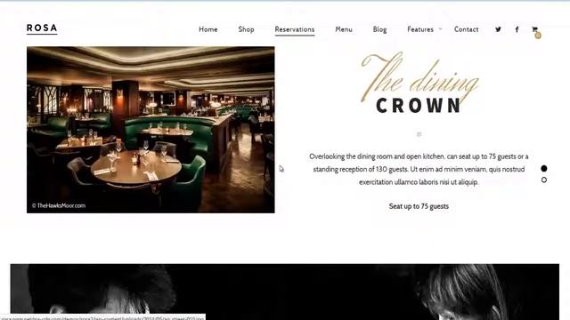 ROSA - An Exquisite Restaurant WordPress Theme смотреть онлайн