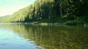 снег, течение, туман