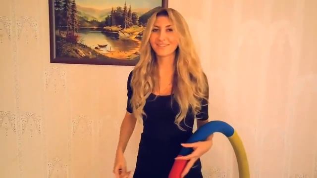 Обруч хула хуп Сделай талию для плоского животика ❤ смотреть онлайн