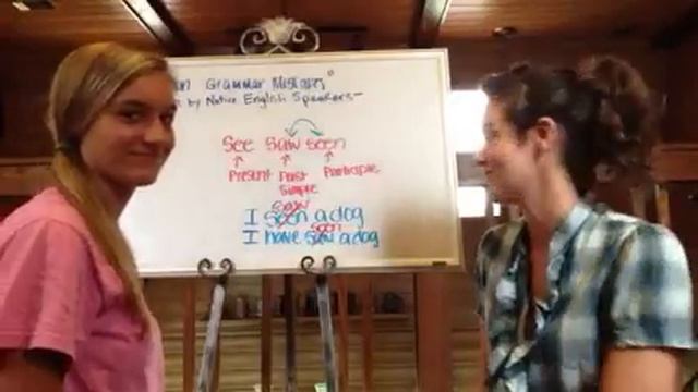 See Saw Seen - Irregular English Verbs