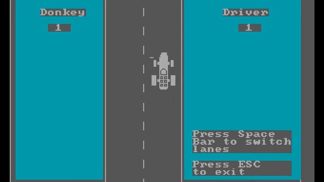 Эволюция гонок 2.Donkey bas MS DOS 1981 смотреть онлайн
