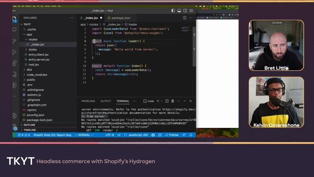 Shopify Hydrogen with Bret Little - The Complete Guide смотреть онлайн