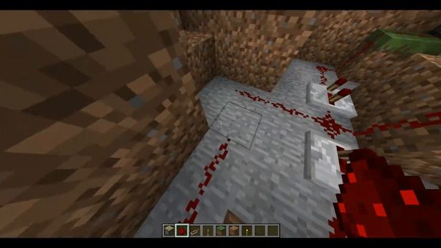 Как сделать секретный подземный проход 2 на 2 в Minecraft. смотреть онлайн