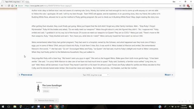 Let's Read White Rose Legacy Chapter 2 (RWBY FanFic) смотреть онлайн