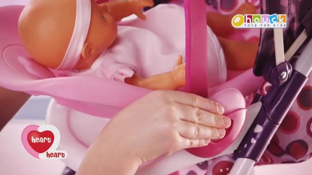 Многофункциональная коляска для кукол D 98264 Tour "От сердца к сердцу" ТМ Hauck смотреть онлайн